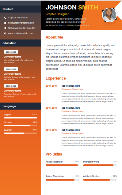 Resume Template Image